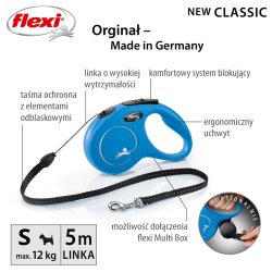 Flexi New Classic Fleksibel hundesnor 5 m