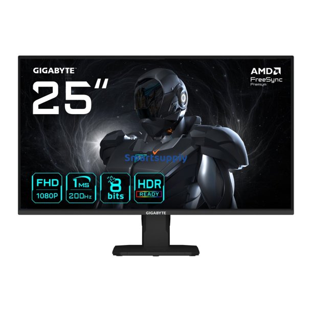 Gigabyte Gs25f2 25" Fhd Gaming Monitor - 1920 X 1080, 200Hz, 1Ms, 300 Cd/M2