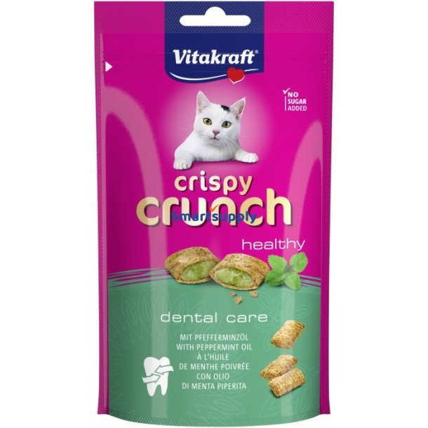 Vitakraft Crispy Crunch Dental - Kattegodbidder - 60G