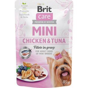 BRIT Care Mini Chicken&Tuna - Vdt hundefoder - 85 g