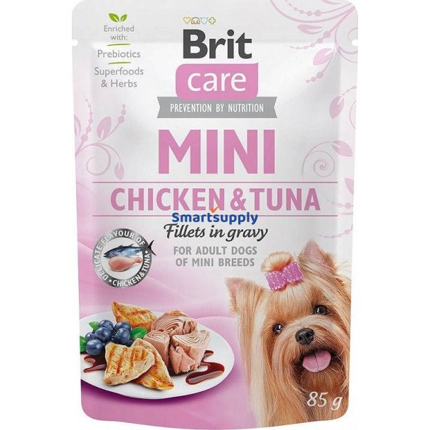 BRIT Care Mini Chicken&Tuna - Vdt hundefoder - 85 g