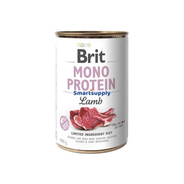 BRIT MONO PROTEIN Vdt hundefoder Lam 400 g
