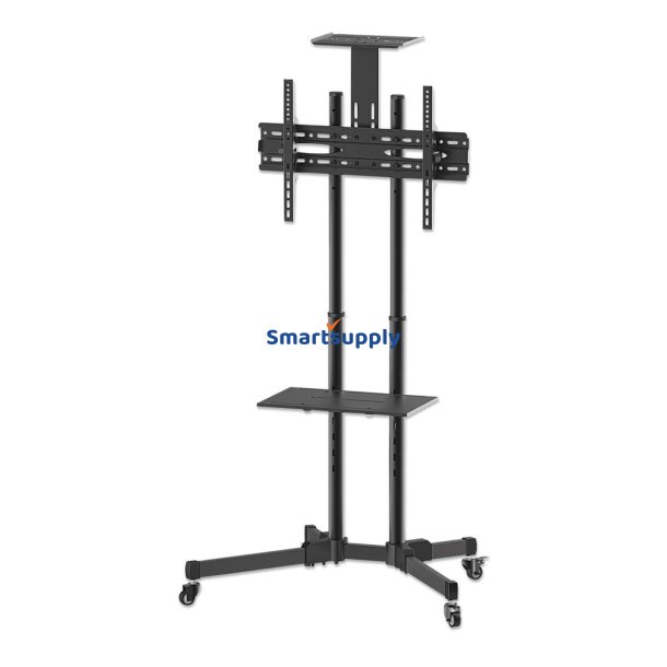 Manhattan Tv &amp; Monitor Mount, Trolley Stand, 1 Skrm, Skrmstrrelser: 37-65