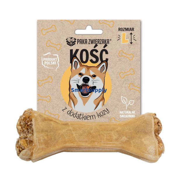 Knogle Med Ged L 13,5 cm - Hundegodbid - 70G