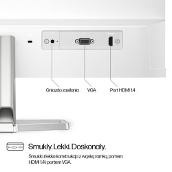 Hp 23,8-Tommer Series 5 Fhd-Skrm I Hvid - 524Sw