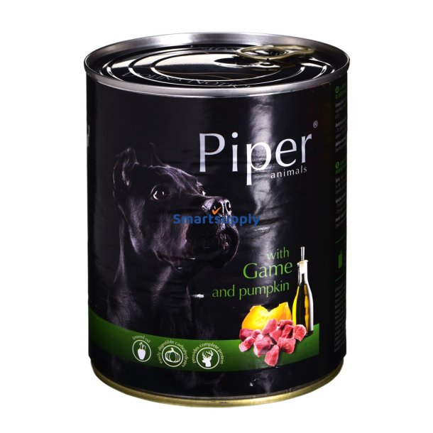 Dolina Noteci Piper Med Vildtkd Og Grskar - Vdfoder Til Hunde 800 G