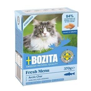 BOZITA Fresh Menu Sterilised Arctic char - vd kattefoder - 370g