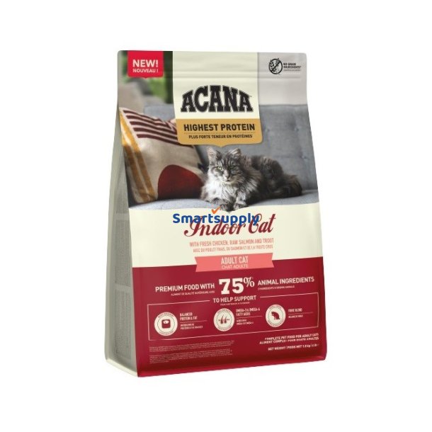Acana Highest Protein Indoor Cat - Trfoder Til Kat - 1,8 Kg