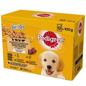 PEDIGREE Junior Selection Mix - Vdt hundefoder - 12x100 g