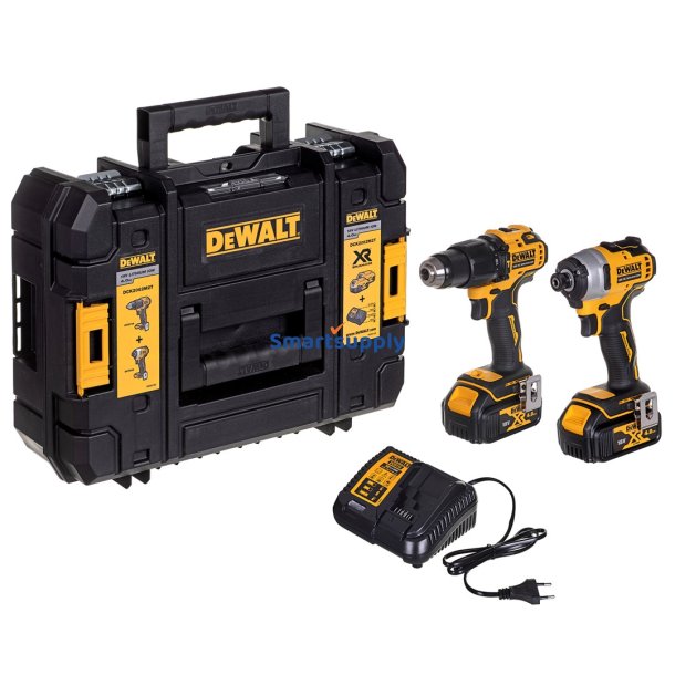 Kombokit Dewalt Dck2062m2t (Dcd709+Dcf809) 18V 2X4.0Ah