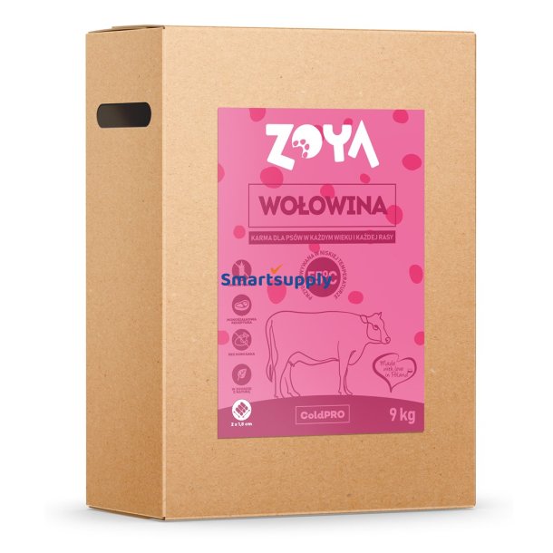 Zoya Coldpro Oksekd - Trfoder Til Hunde - 9 Kg