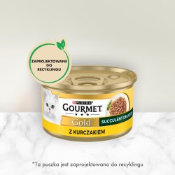 PURINA Gourmet Gold Succulent Delights Chicken - vdfoder til katte - 85g
