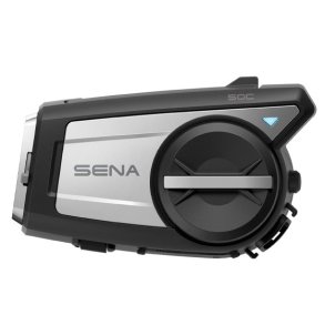SENA 50C 50C-01 motorcykel samtaleanlg 4K-kamera Bluetooth 5.0 8000 m 1 stk. Sort, Slv
