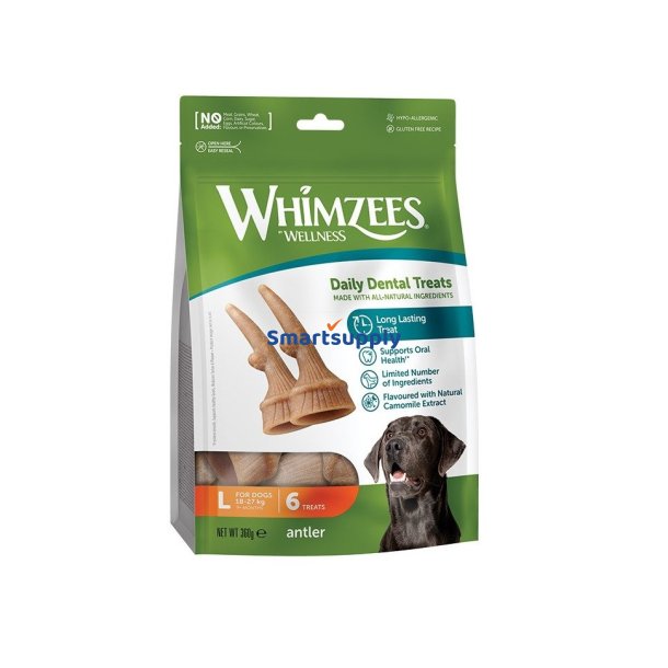 Whimzees Wege Antler L - Hundegodbid - 6