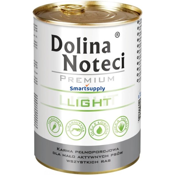 DOLINA NOTECI Premium Light - Vdt hundefoder - Svinekd, Kylling - 400 g