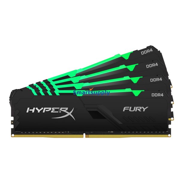 FURY HX432C16FB3AK4/32 hukommelsesmodul 32 GB 4 x 8 GB DDR4 3200 Mhz