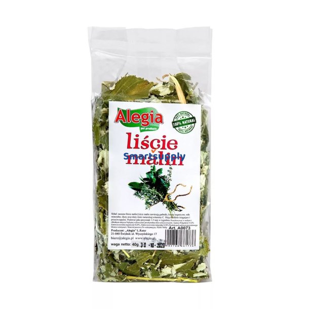 ALEGIA Raspberry leaves - godbidder til gnavere og kaniner - 40g