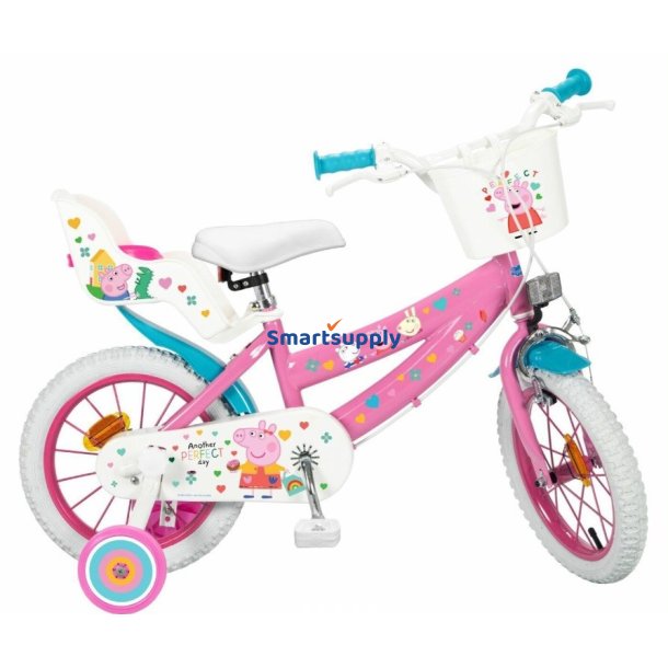 Brnecykel 14" Peppa Pig Pink 1495 Toimsa