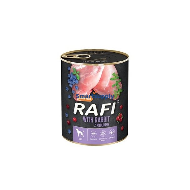 Dolina Noteci Rafi Hundevdfoder Med Kanin, Blbr Og Tranebr - 800G