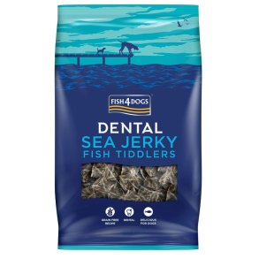 FISH4DOGS Dental Sea Jerky Fish Tiddlers - godbid til hund - 575g