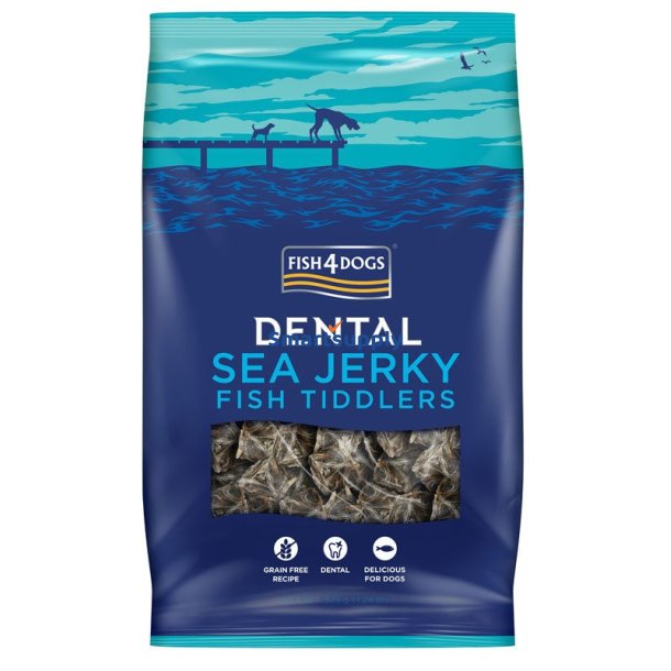 Fish4dogs Dental Sea Jerky Fish Tiddlers - Hundegodbid - 575G
