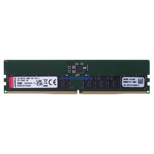 Kingston dedikeret hukommelse til Dell 16 GB DDR5-4800Mhz ECC-modul til Dell