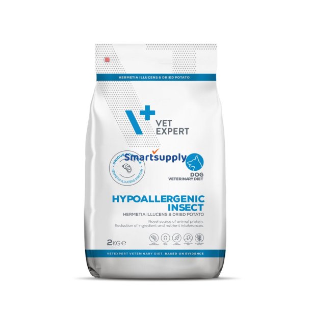 VET EXPERT Veterinary Diet Hypoallergenic Insect Dog - t�rfoder til hunde - 2 kg