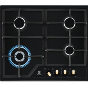 Electrolux EGS6436RK Sort Indbygget Gaskomfur 4 zone(s)