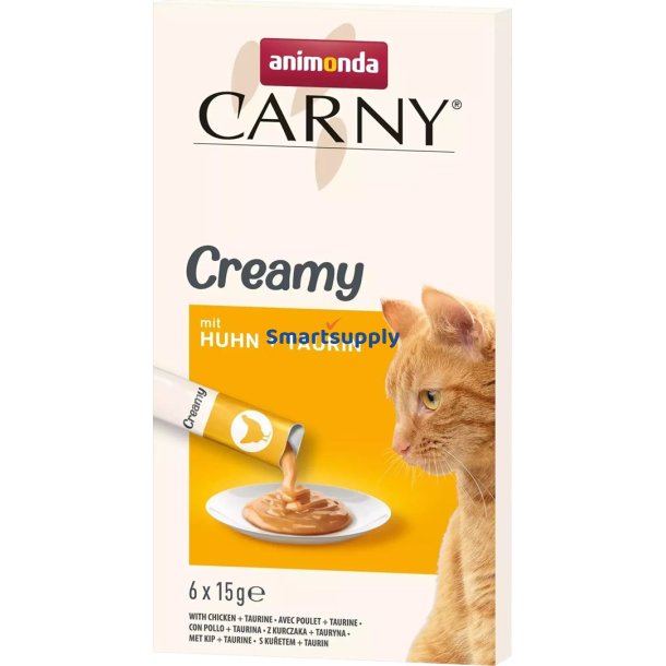 Animonda Carny Kylling Med Taurin - Kattegodbidder - 6 X 15G