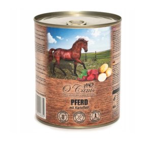 O'CANIS Hestekd med kartofler - vdt hundefoder - 800g