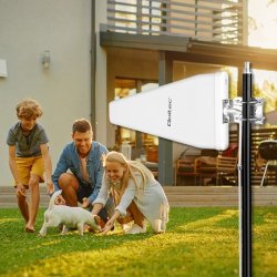 Qoltec 57043 4G LTE DUAL antenne | 14dBi | omnidirektionel | udendrs