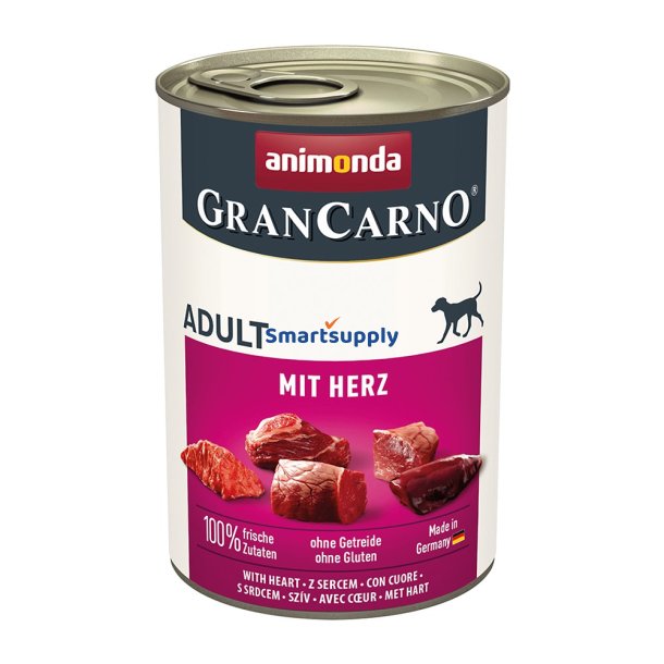 Animonda Grancarno Voksen Med Hjerter - Vdfoder Til Hunde - 400G