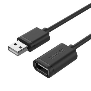 UNITEK Y-C417GBK USB-kabel USB 2.0 3 m USB A Sort