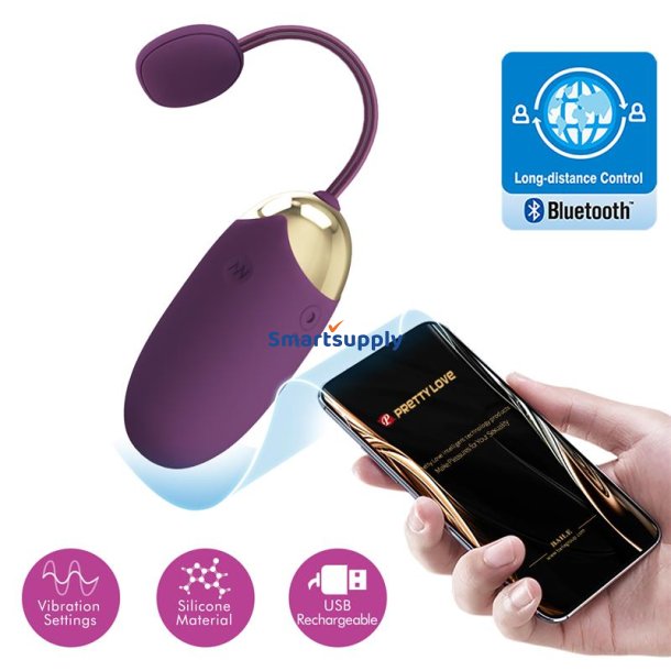 Abner Vibrating Egg with App Lilac