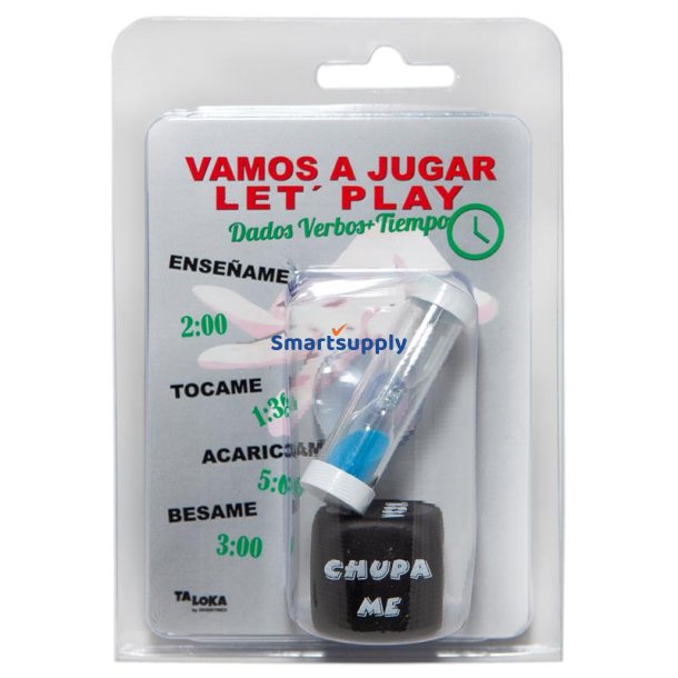 Action dice set and an hourglass