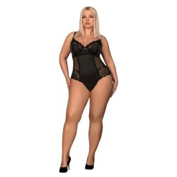 Amallie Lace Bodysuit Black - S/M