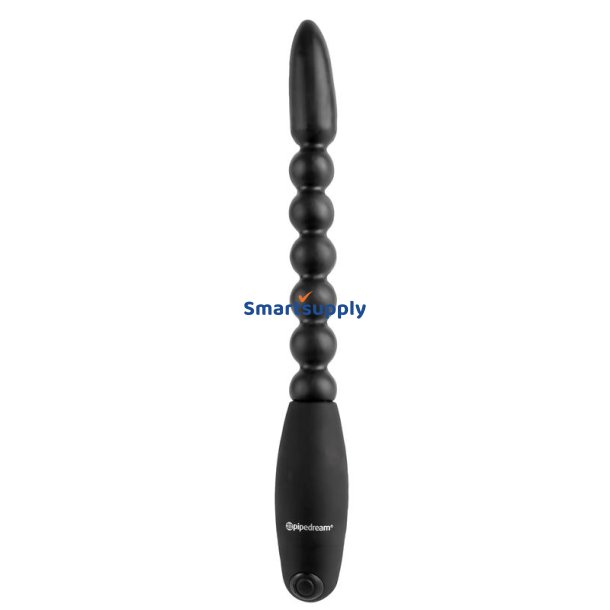Anal Balls with Vibration Flexa Pleaser Black
