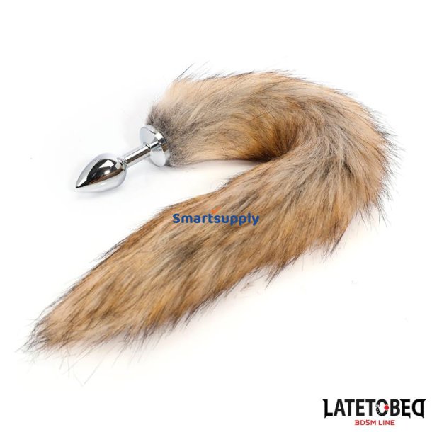 Anal plug with tailBrown 40 cm