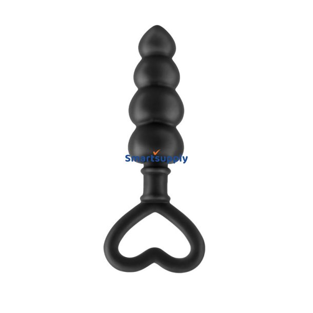 Anal Stimulator Beaded Luv Probe Black