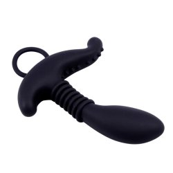 Anal Stimulator Booty Exciter Silicone Black