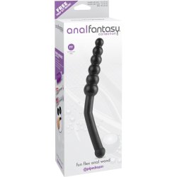 Anal Stimulator Fun Flex Anal Wand Black