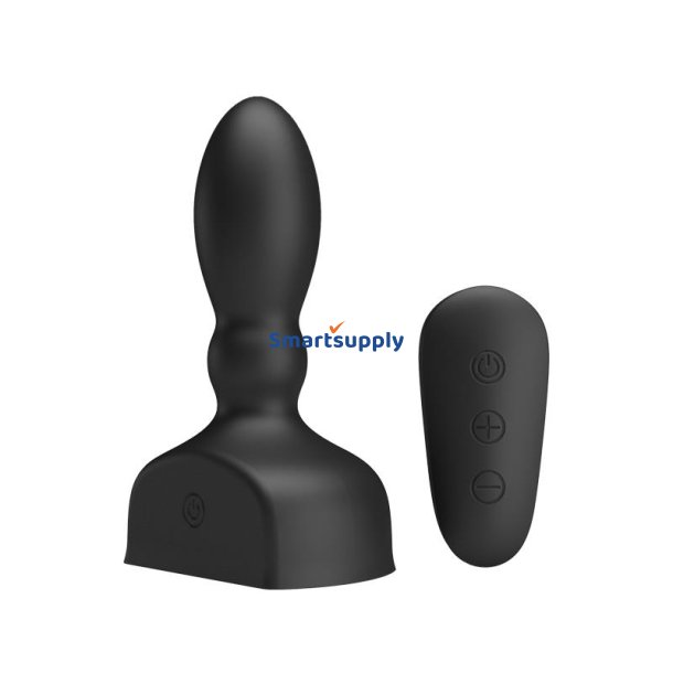 Anal Stimulator Harriet Inflatable USB Silicone Black