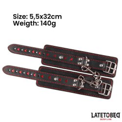 Ankle Cuff with chain and Hearts