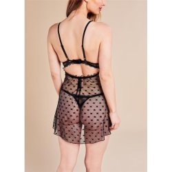 Astralya Sheer Babydoll With Thong - S/M