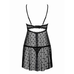 Astralya Sheer Babydoll With Thong - S/M