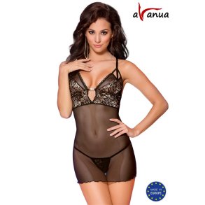 Aurora Chemise Black - S/M