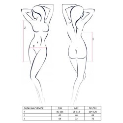 Catalina Chemise White - S/M