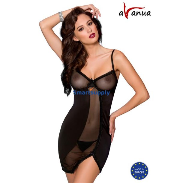 Lovia Chemise Black - :
