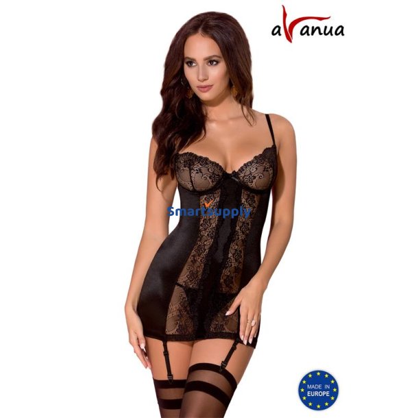 Aya Chemise Black - S/M