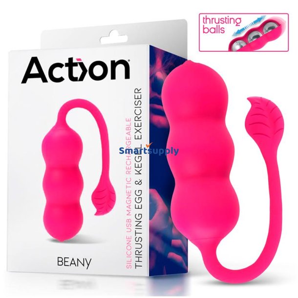 Beany Vibrating Egg and Kegel Exerciser USB Silicone